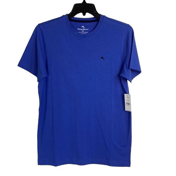 New Tommy Bahama Men's Blue Short Sleeve Crew Neck T-shirt Tee Size S - Picture 1 of 6